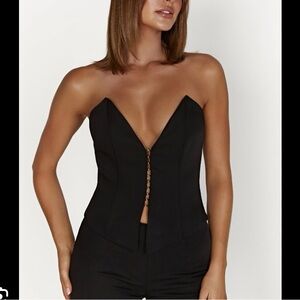 Meshki Janayia Black Corset